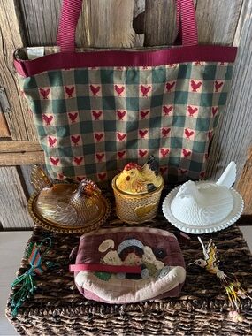 Hen on a Nest Cottage Core Bundle
